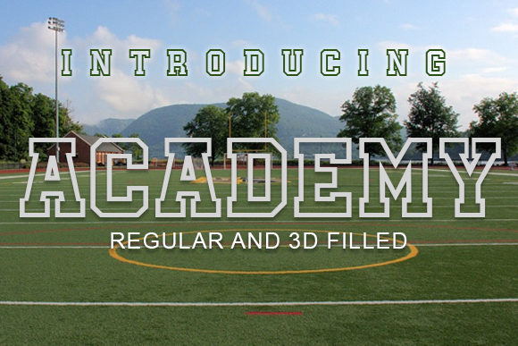 Academy: A Bold Display Font That Commands Attention