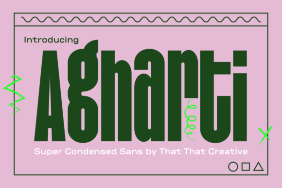 Agharti: A Bold Display Font for Editorial Identity