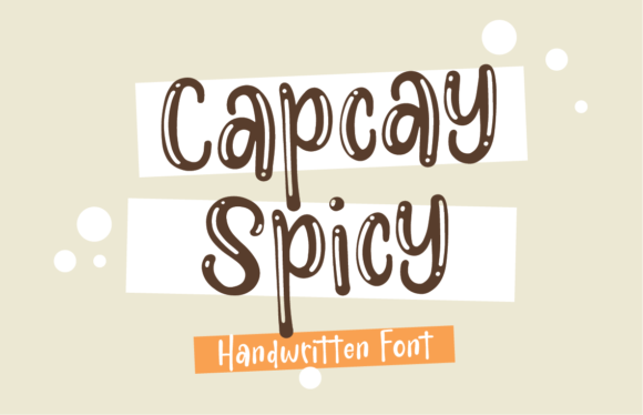 Capcay Spicy: A Playful Display Font That Pops on the Web