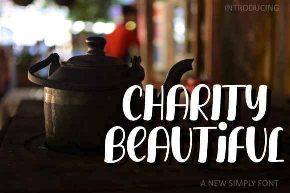 Charity Beautiful: A Display Font for Editorial Impact