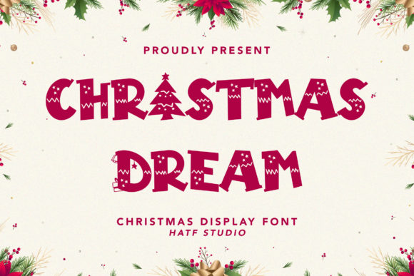 Christmas Dream: A Friendly Display Font for Editorial Warmth