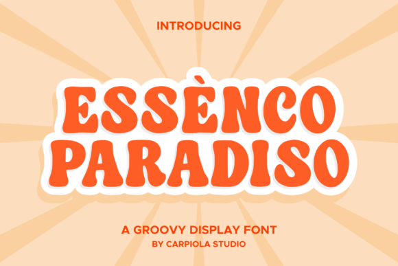 Essenco Paradiso: A Retro Display Font That Elevates Digital Branding