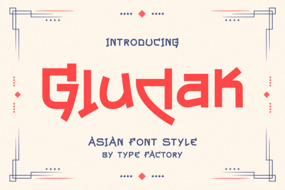 Gludak: A Display Font That Elevates Digital Branding