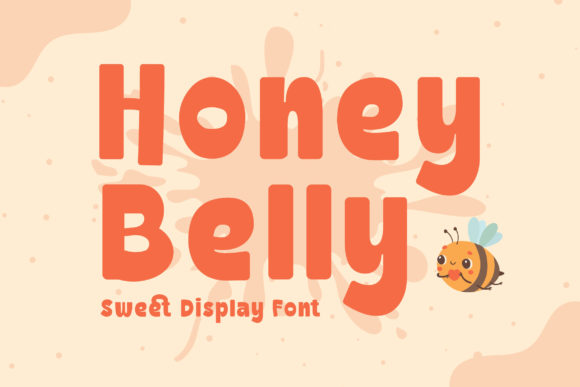 Honey Belly: A Bold Display Font for Digital Impact