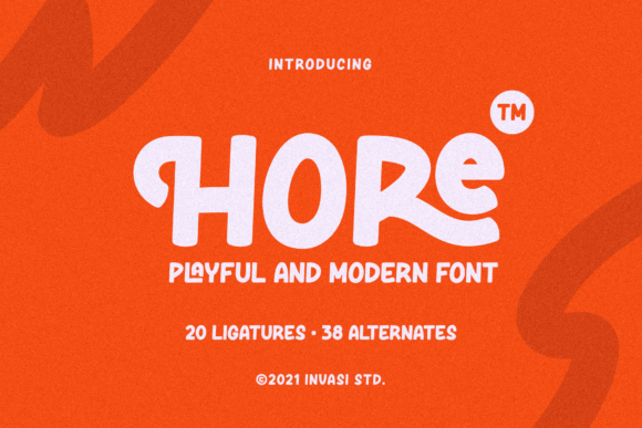 Hore: A Vintage Display Font That Feels Like Home