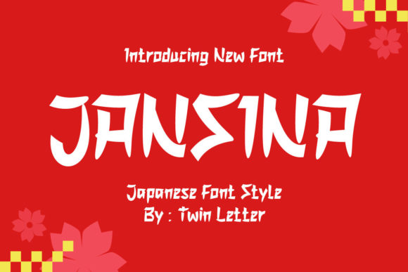 Jansina: A Japanese-Style Display Font That Elevates Handmade Design