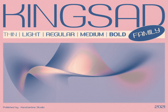 Kingsad: A Robotic Display Font That Adds Instant Polish