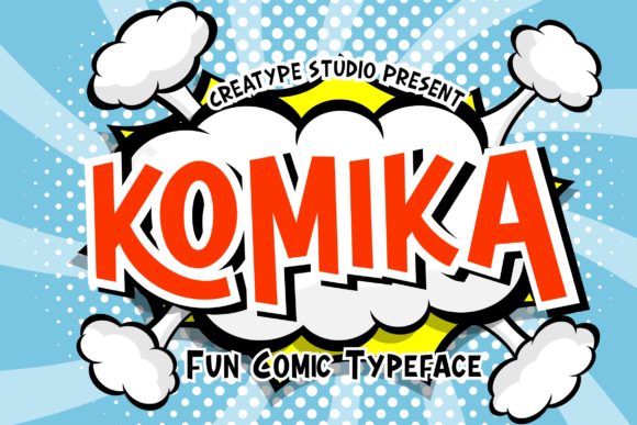 Komika: A Display Font That Makes Handmade Designs Pop
