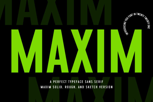 Maxim Display Font for Bold, Consistent Branding