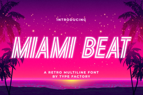 Miami Beat: A Retro Display Font That Builds Brand Trust