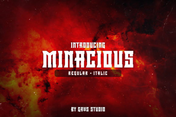 Minacious: A Bold Display Font That Commands Attention
