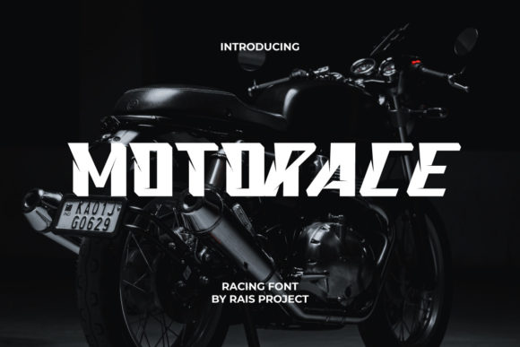 Motorace Display Font for Handmade Creators