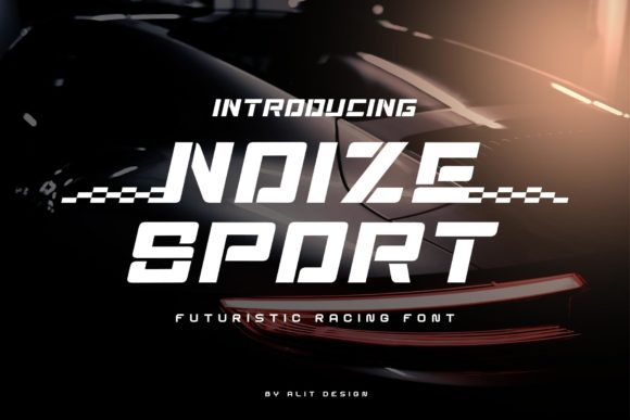 Noize Sport: A Bold, Athletic Display Font