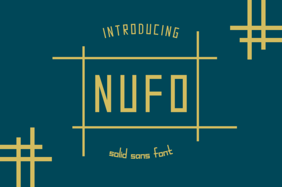 Nufo: A Bold, Futuristic Display Font That Delivers
