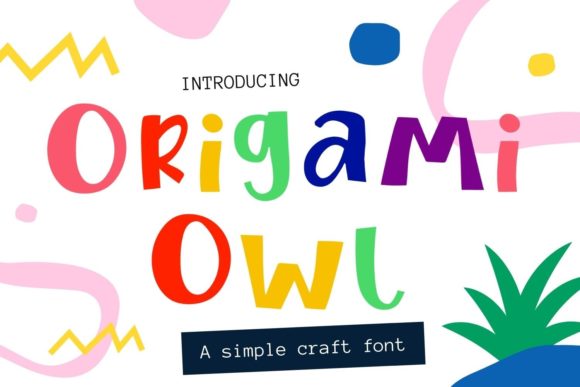Origami Owl Font: Friendly, Readable Display Type for Crafters