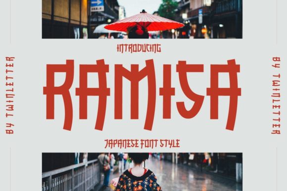 Ramisa: A Japanese-Inspired Display Font That Elevates Real Branding