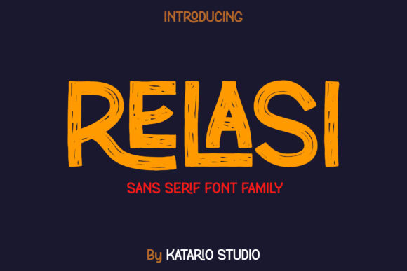 Relasi: A Vintage Display Font for Editorial Impact
