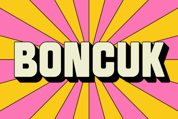 SK Boncuk: A Bold, Adaptable Display Font That Earns Its Place