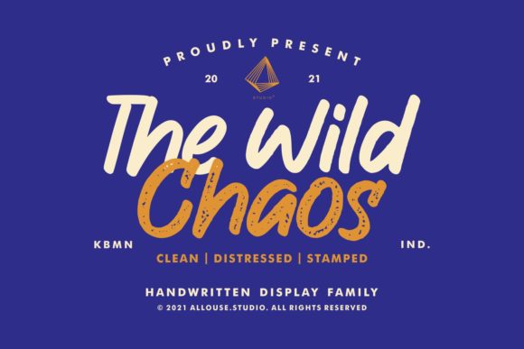 The Wild Chaos: A Display Font That Anchors Editorial Mood